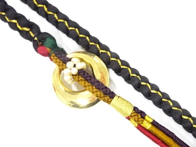 正絹　振袖用　手組帯締め